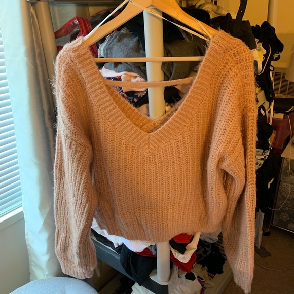 Light pink crop sweater - Picture 3 of 3